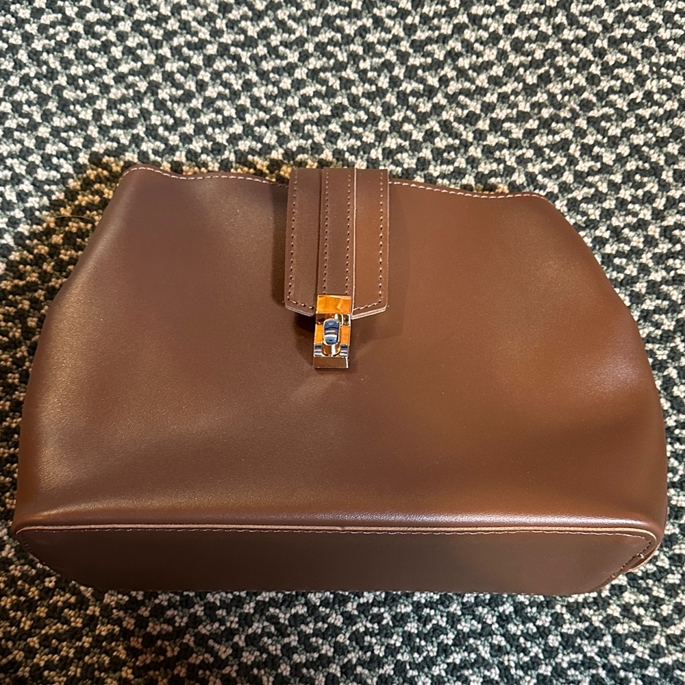 Brown Leather Handbag